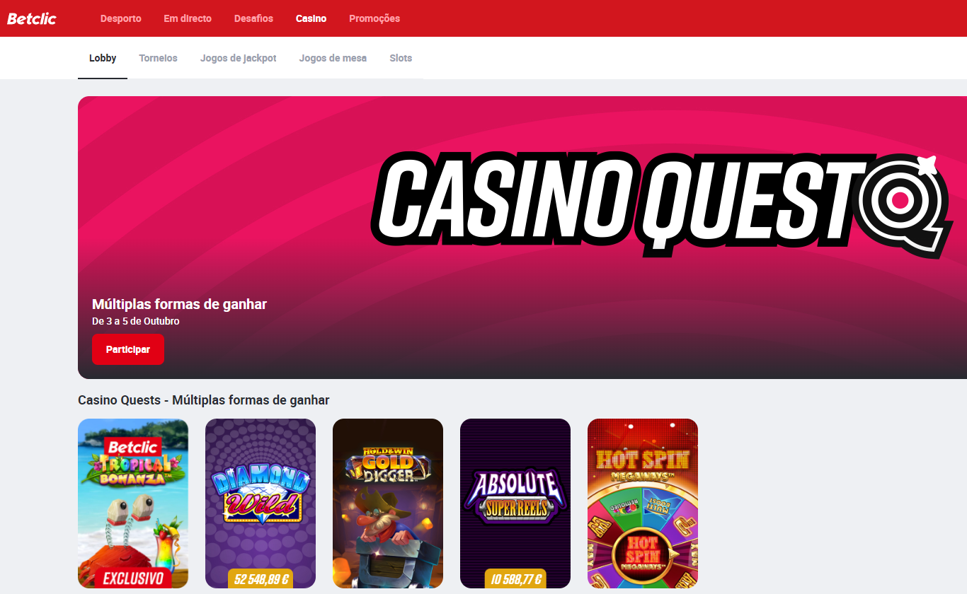 Betclic Casino Portugal