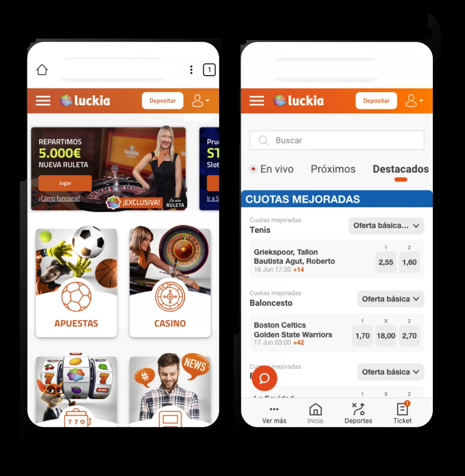 Luckia App