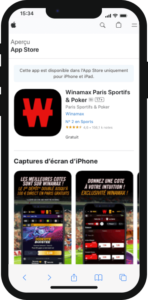 Aplicação Móvel Winamax