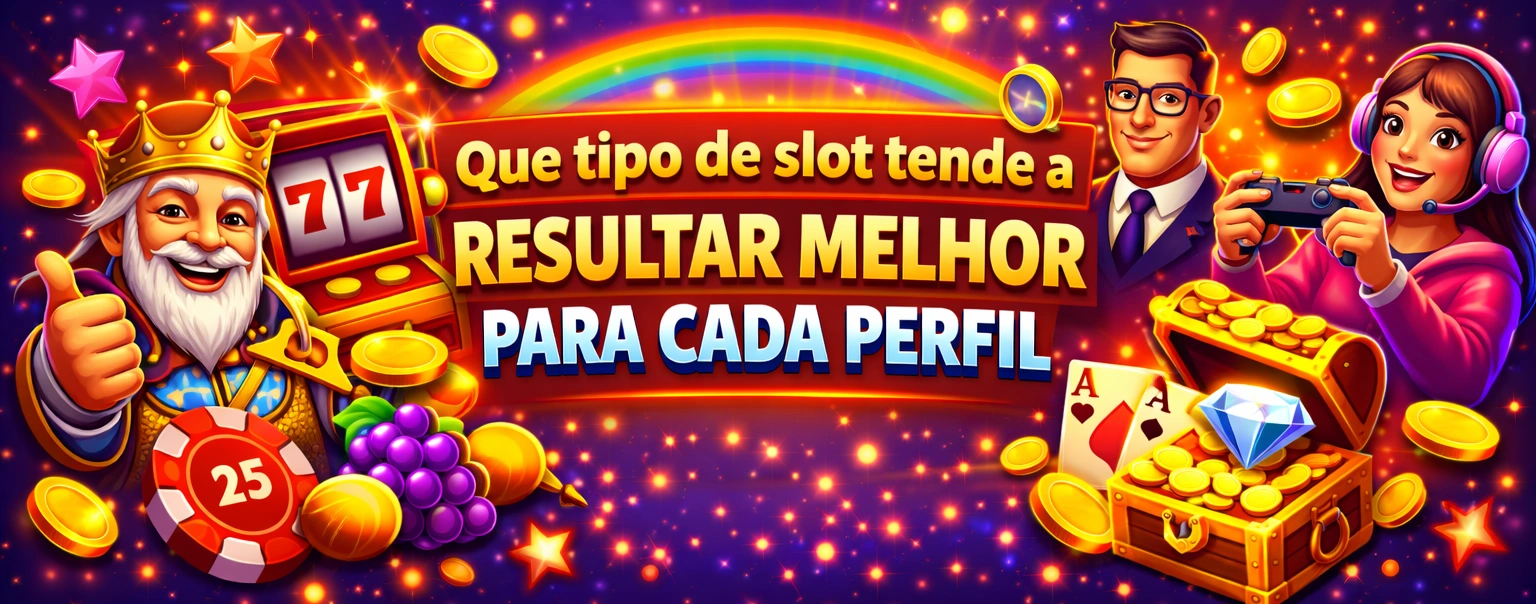 Que tipo de slot tende a resultar melhor para cada perfil